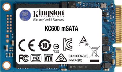 Kingston KC600 SSD 1TB mSATA SATA III από το e-shop