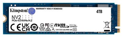 Kingston NV2 SSD 4TB M.2 NVMe PCI Express 4.0