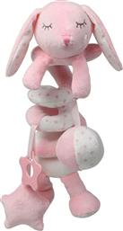 Kiokids Σπιράλ Βρεφικό Παιχνίδι Καροτσιού / Κούνιας με Μασητικό Spiral Bunny Girl για 3+ Μηνών από το Public