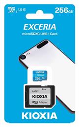 Kioxia EXCERIA microSDXC 256GB Class 10 U1 UHS-I με αντάπτορα