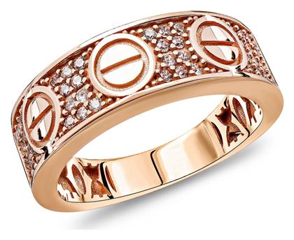 Kiriakos Gofas Γυναικείο Δαχτυλίδι Χρυσό 14Κ