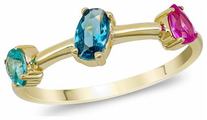 Kiriakos Gofas Γυναικείο Δαχτυλίδι Χρυσό 9Κ