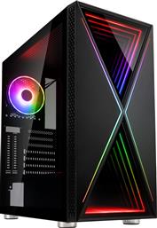 Kolink Void X Gaming Midi Tower Κουτί Υπολογιστή με RGB Φωτισμό Μαύρο