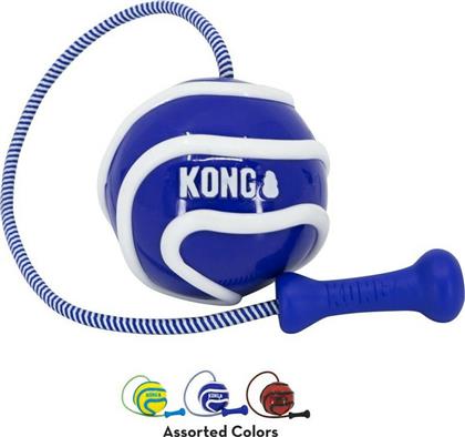 Kong Wavz Bunjiball Παιχνίδι Σκύλου Μπάλα Large με Σχοινί Bungee