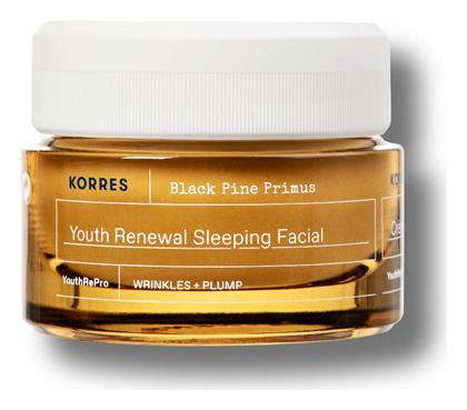 Korres Black Pine Primus Αντιγηραντική Κρέμα Νυκτός 40ml