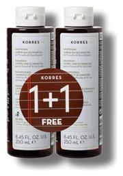 Korres Δάφνη & Echinacea Σαμπουάν κατά της Πιτυρίδας 2x250ml