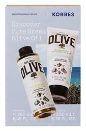 Korres Discover Pure Greek Olive Oil Σετ Περιποίησης για Καθαρισμό Σώματος από το Pharm24