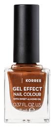 Korres Gel Effect Gloss Βερνίκι Νυχιών Μακράς Διαρκείας Aegean Bronze 66 11ml