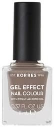 Korres Gel Effect Gloss Βερνίκι Νυχιών Μακράς Διαρκείας Γκρι 95 Stone Grey 11ml