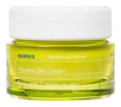 Korres Santorini Grape Poreless Light Κρέμα-Gel Ημέρας κατά των Ατελειών 40ml