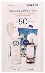 Korres Yoghurt Hydrating Suncare Ritual Σετ Αντηλιακών 2τμχ