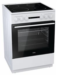 Korting KEC 6141 WG 71lt Κουζίνα 71lt με Κεραμικές Εστίες Π60εκ. Λευκή από το Plus4u