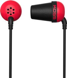 Koss Ακουστικά Ψείρες In Ear Plug Κόκκινα από το Plus4u