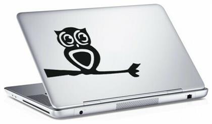 Κουκουβάγια, Sticker, Αυτοκόλλητα Laptop, από το HouseArt