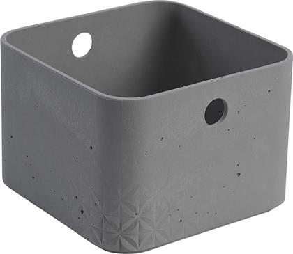 ΚΟΥΤΙ ΑΠΟΘΗΚΕΥΣΗΣ CURVER KETER BETON HALF CUBE ΠΛΑΣΤΙΚΟ 3L - 17X17X12CM από το Plus4u