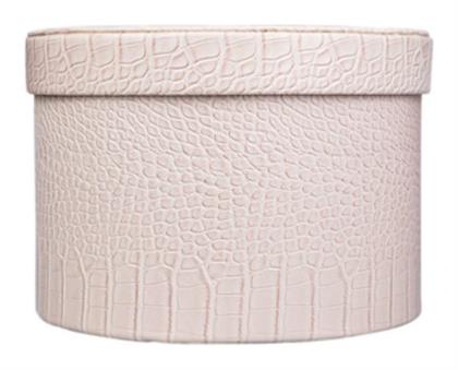 Κουτι Αποθηκευσης Στρογγυλο 15cm 23x23x15cm Μονόχρωμο Kaeming