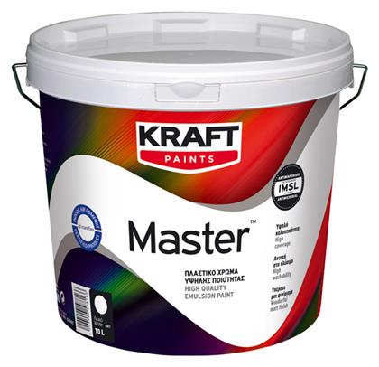 Kraft Master Πλαστικό Χρώμα για Εσωτερική Χρήση 10lt