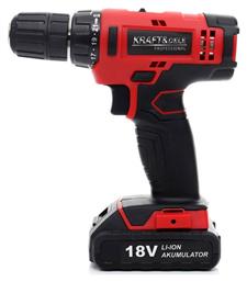 Kraft & Dele KD-1566 Δραπανοκατσάβιδο Μπαταρίας 18V 1x1.3Ah