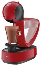 Krups Infinissima Καφετιέρα για Κάψουλες Dolce Gusto Πίεσης 15bar Red