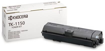 Kyocera TK-1150 Γνήσιο Toner Laser Εκτυπωτή Μαύρο 3000 Σελίδων (1T02RV0NL0) από το e-shop