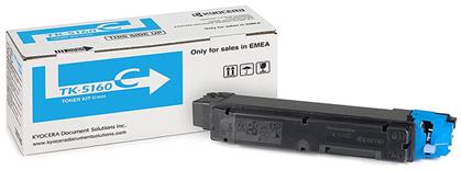 Kyocera TK-5160C Toner Laser Εκτυπωτή Κυανό 12000 Σελίδων (1T02NTCNL0)