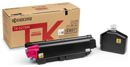 Kyocera TK-5270M Γνήσιο Toner Laser Εκτυπωτή Ματζέντα 6000 Σελίδων (1T02TVBNL0) από το Public