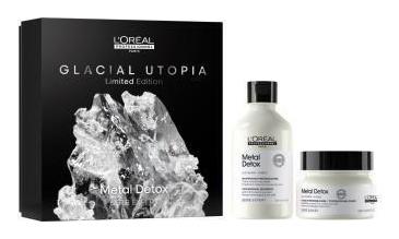 L'Oréal Professionnel Metal Detox Glacial Utopia Limited Edition Σετ Περιποίησης Μαλλιών με Σαμπουάν και Μάσκα 2τμχ