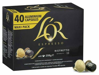 L'Or Espresso Ristretto Συμβατές με Μηχανή Nespresso 40caps