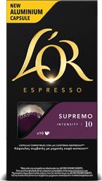 L'Or Κάψουλες Espresso Supremo Συμβατές με Μηχανή Nespresso 10caps