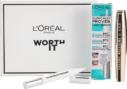 L'Oreal Beauty Set Treat & Glow Lash Serum & Volume Million Lashes Mascara Black από το Attica The Department Store