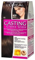 L'Oreal Paris Casting Creme Gloss 400 Dark Brown 48ml από το e-Fresh