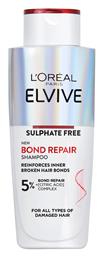 L'Oreal Paris Elvive Bond Repair Sulphate Free Σαμπουάν Αναδόμησης/Θρέψης για Ταλαιπωρημένα Μαλλιά 200ml από το Galerie De Beaute