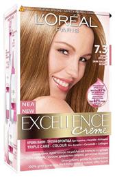 L'Oreal Paris Excellence Cream Colour 7.3 Ξανθό Χρυσαφί 48ml