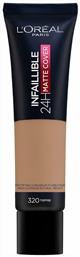 L'Oreal Paris Infaillible 24H Matte Cover Liquid Make Up 320 Toffee 30ml