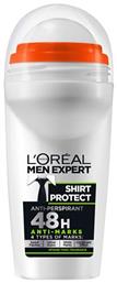 L'Oreal Paris Men Expert Shirt Protect Αποσμητικό 48h σε Roll-On 50ml από το e-Fresh