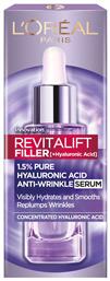 L'Oreal Paris Revitalift Filler 1.5% HA Ενυδατικό & Αντιγηραντικό Serum Προσώπου με Υαλουρονικό Οξύ 30ml από το Galerie De Beaute