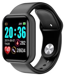 L18 Smartwatch με Παλμογράφο (Μαύρο)