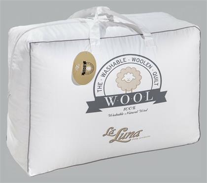 La Luna Πάπλωμα Κούνιας Βαμβακερό The Baby Wool Natural Λευκό 110x150cm