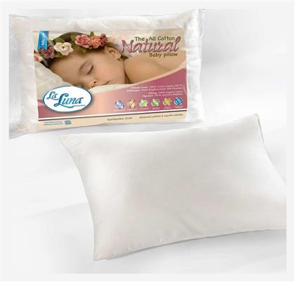 La Luna Βρεφικό Μαξιλάρι Ύπνου The All Cotton Natural Λευκό 35x45εκ.