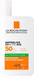 La Roche Posay Anthelios Uvmune Oil Control Fluid Αντηλιακή Κρέμα Προσώπου SPF50 50ml