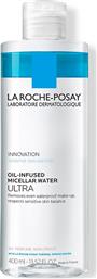 La Roche Posay Waterproof Remover Micellar Water Ντεμακιγιάζ Oil Infused Ultra για Ευαίσθητες Επιδερμίδες 400ml από το Attica The Department Store