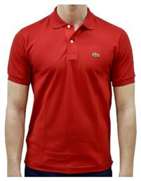 Lacoste Ανδρικό T-shirt Κοντομάνικο Polo Κόκκινο από το Cosmos Sport