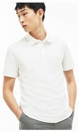 Lacoste Ανδρικό T-shirt Κοντομάνικο Polo Λευκό από το Spartoo