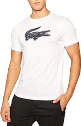 Lacoste Ανδρικό T-shirt Με Λογότυπο Λευκό από το Asos
