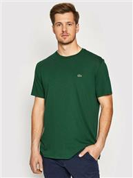 Lacoste Ανδρικό T-shirt Πράσινο Μονόχρωμο από το Modivo