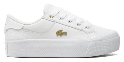 Lacoste Flatforms Sneakers Λευκό