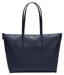 Lacoste L.12.12 Concept Zip Γυναικεία Τσάντα Shopper Ώμου Navy Μπλε