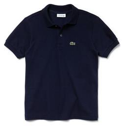 Lacoste Παιδικό Καλοκαιρινό Polo Κοντομάνικο Navy Μπλε