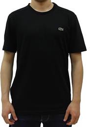 Lacoste Technical Jersey Αθλητικό Ανδρικό T-shirt Μαύρο Μονόχρωμο από το Plus4u