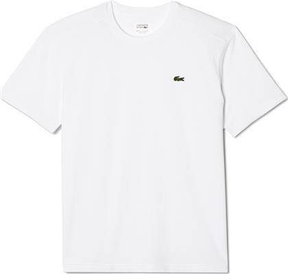 Lacoste Technical Jersey Αθλητικό Ανδρικό T-shirt Λευκό TH7618-001 από το Notos